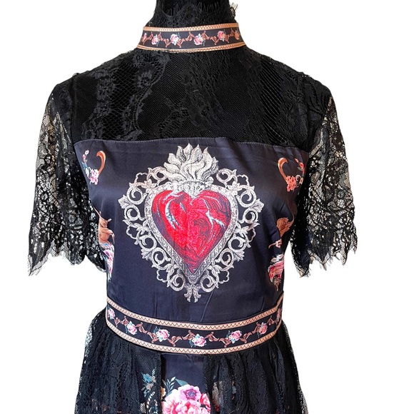 Stunning & Fun Lace Accent Dress The Rozmundah - Picture 3 of 13